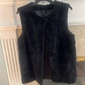 Faux fur vest